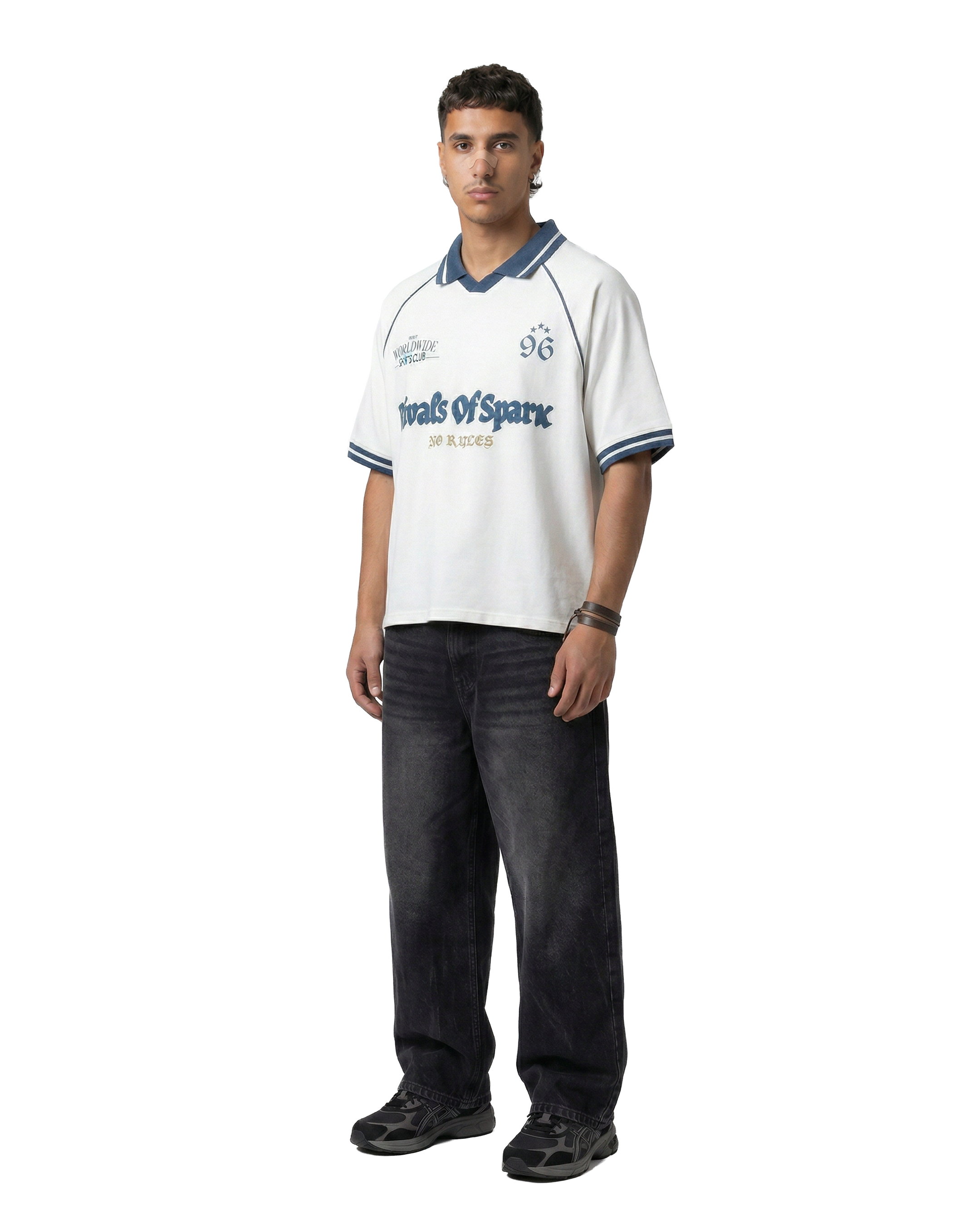 SPARX CREAMY WHITE JERESY POLO