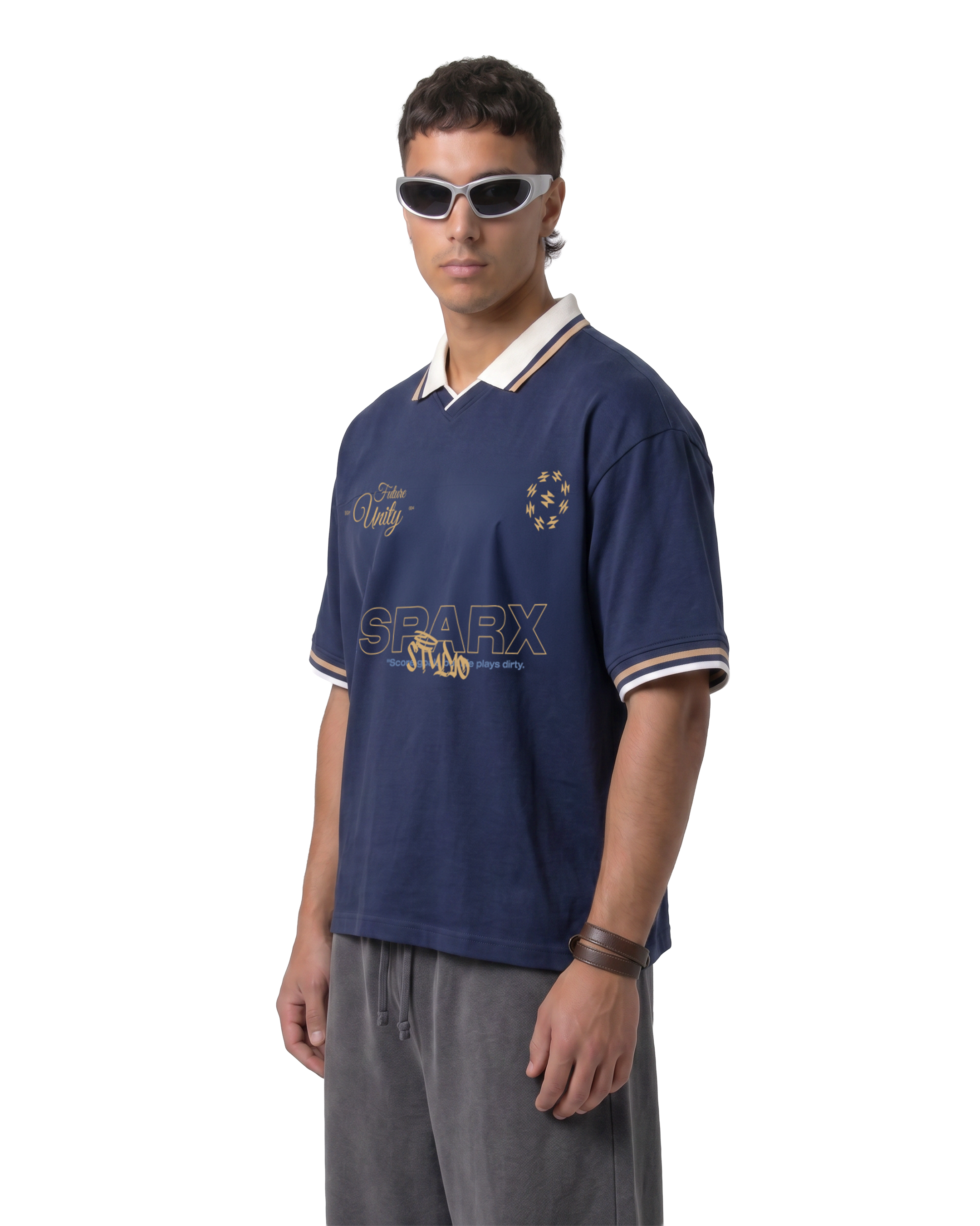 SPARX NAVYBLUE JERSEY POLO