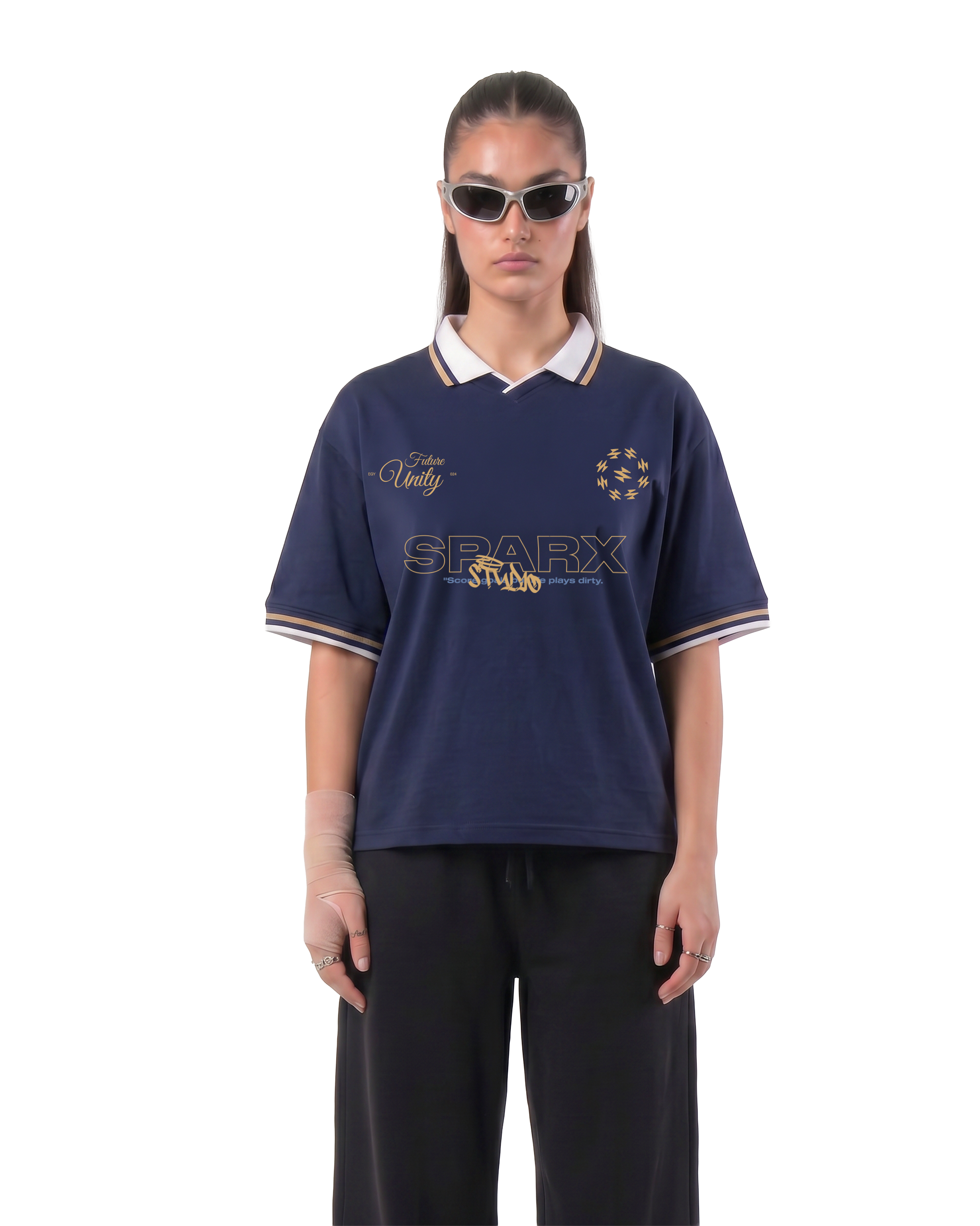 SPARX NAVYBLUE JERSEY POLO