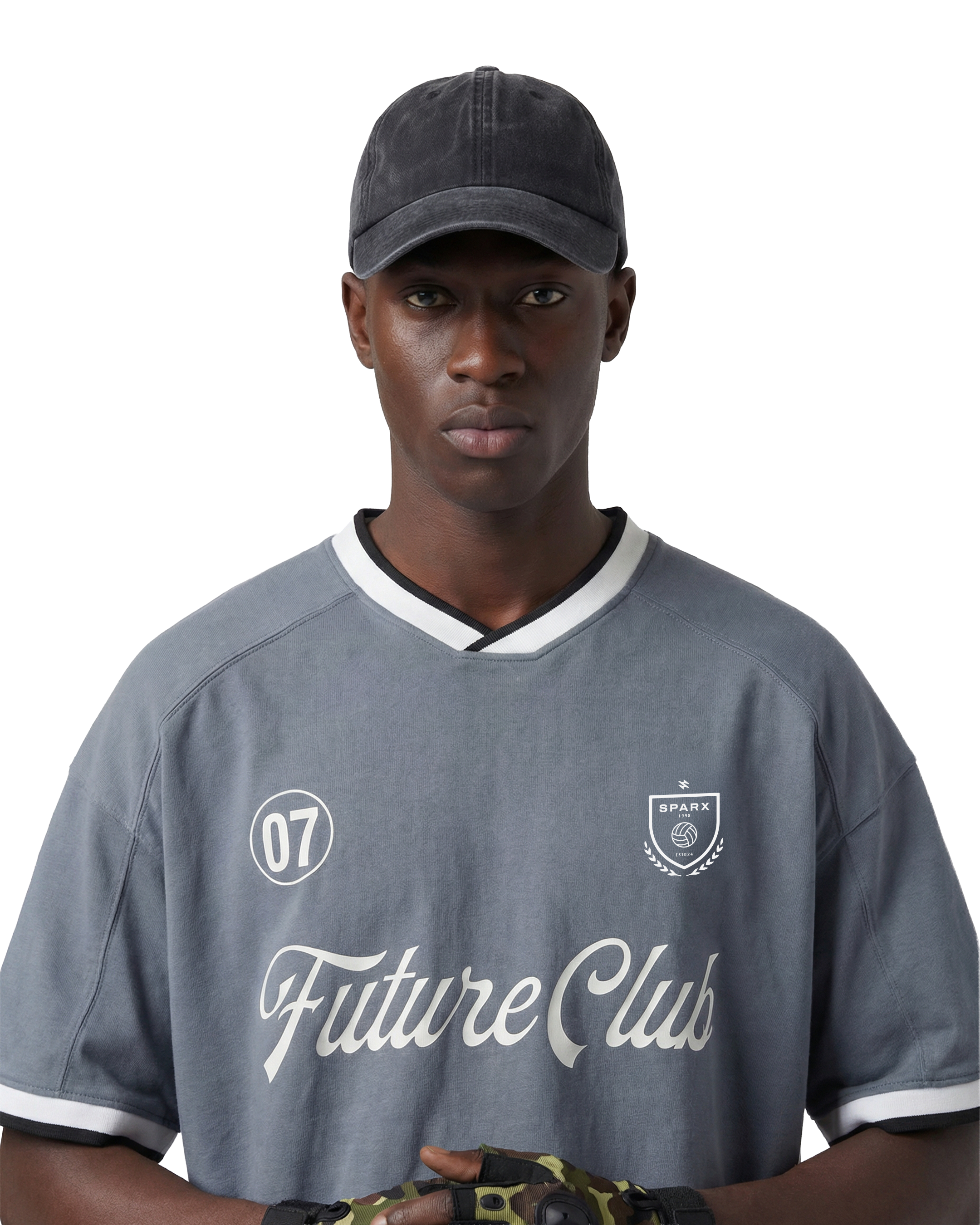 SPARX IRONED GREY JERESY FOOTBALL
