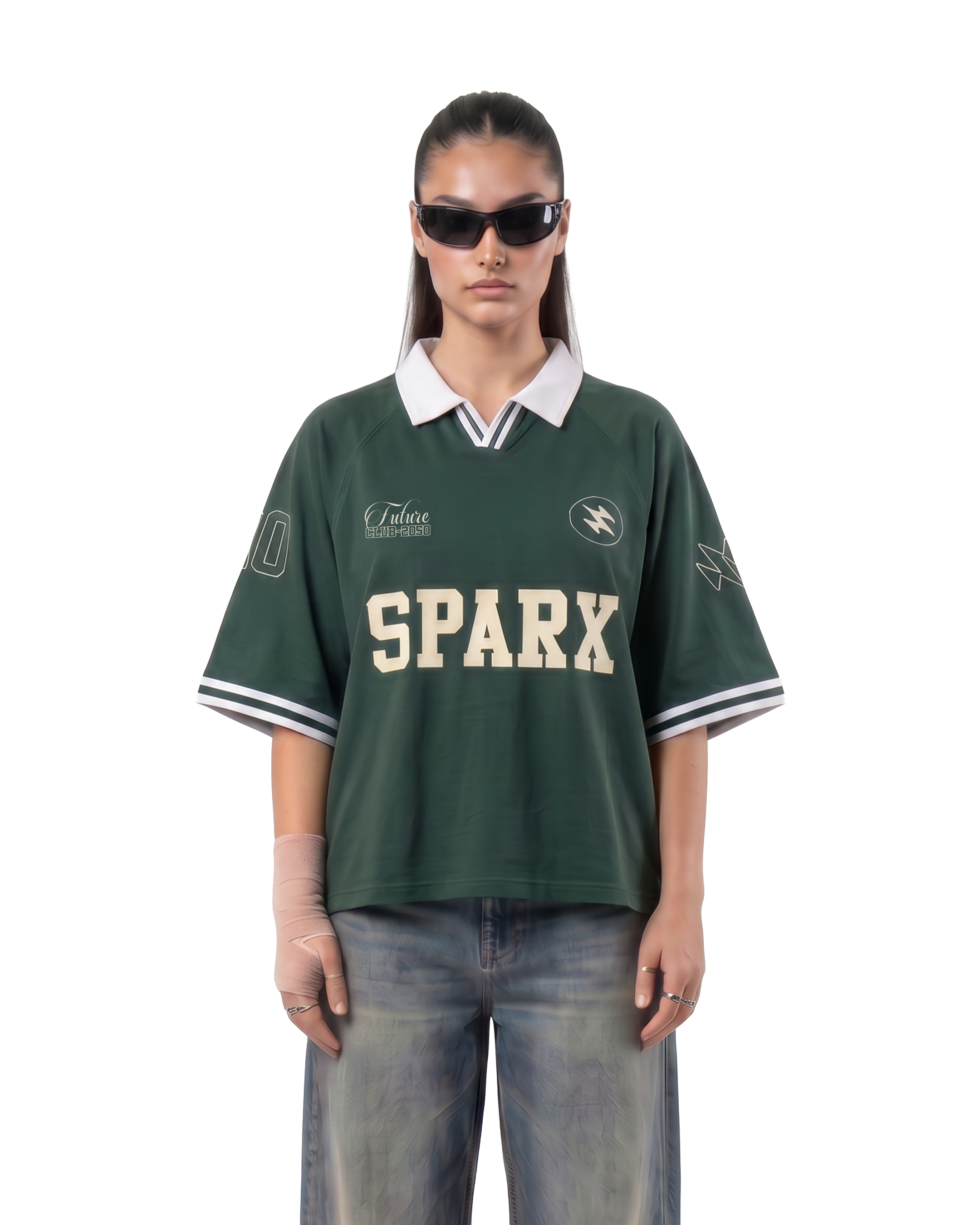 SPARX GREEN JERESY POLO