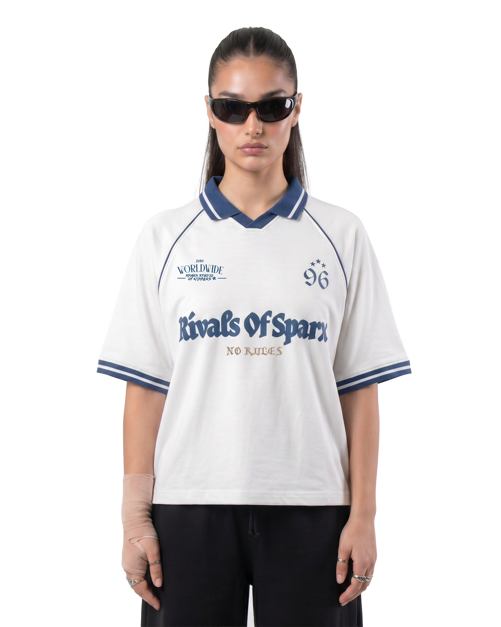 SPARX CREAMY WHITE JERESY POLO