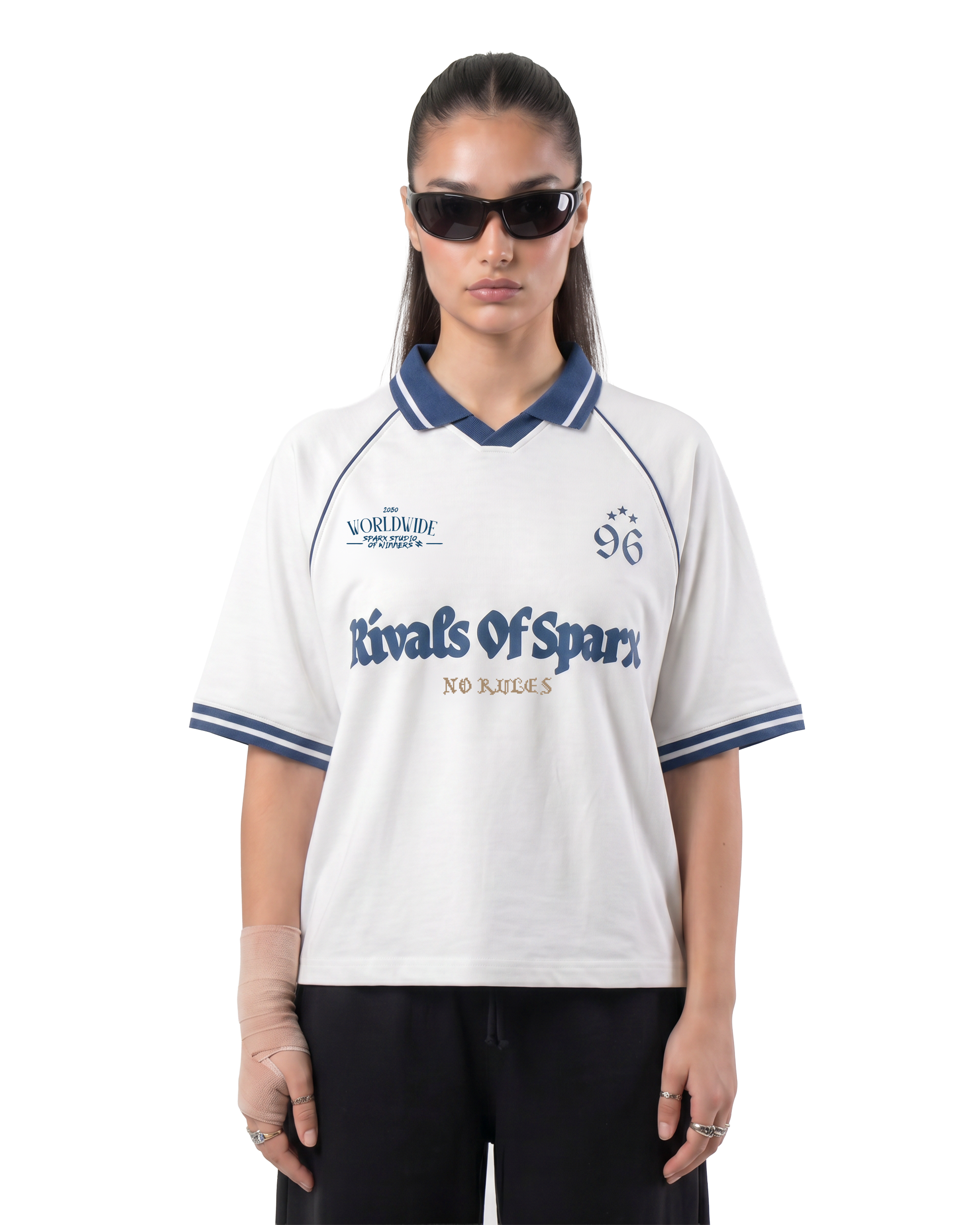SPARX CREAMY WHITE JERESY POLO
