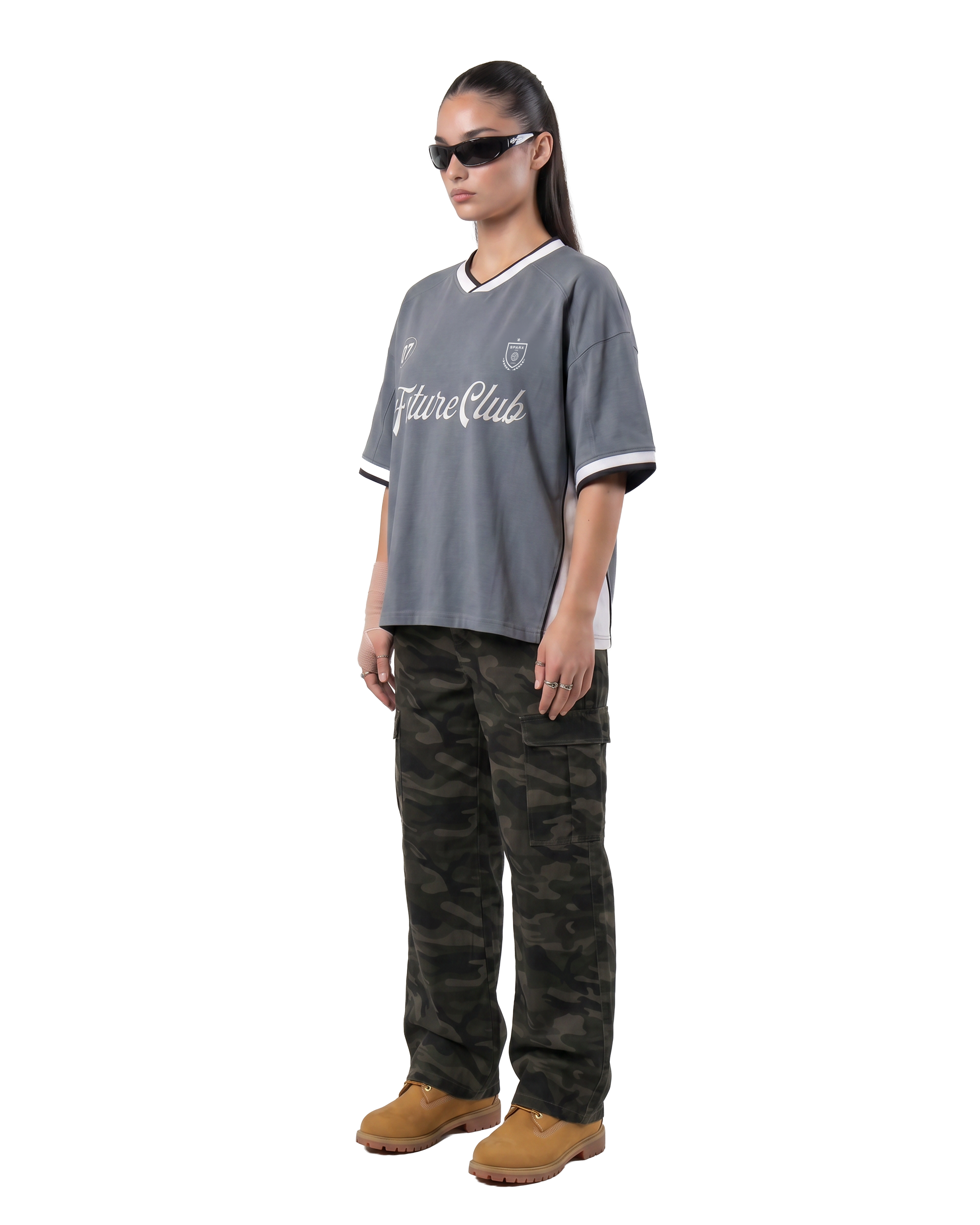 SPARX IRONED GREY JERESY FOOTBALL