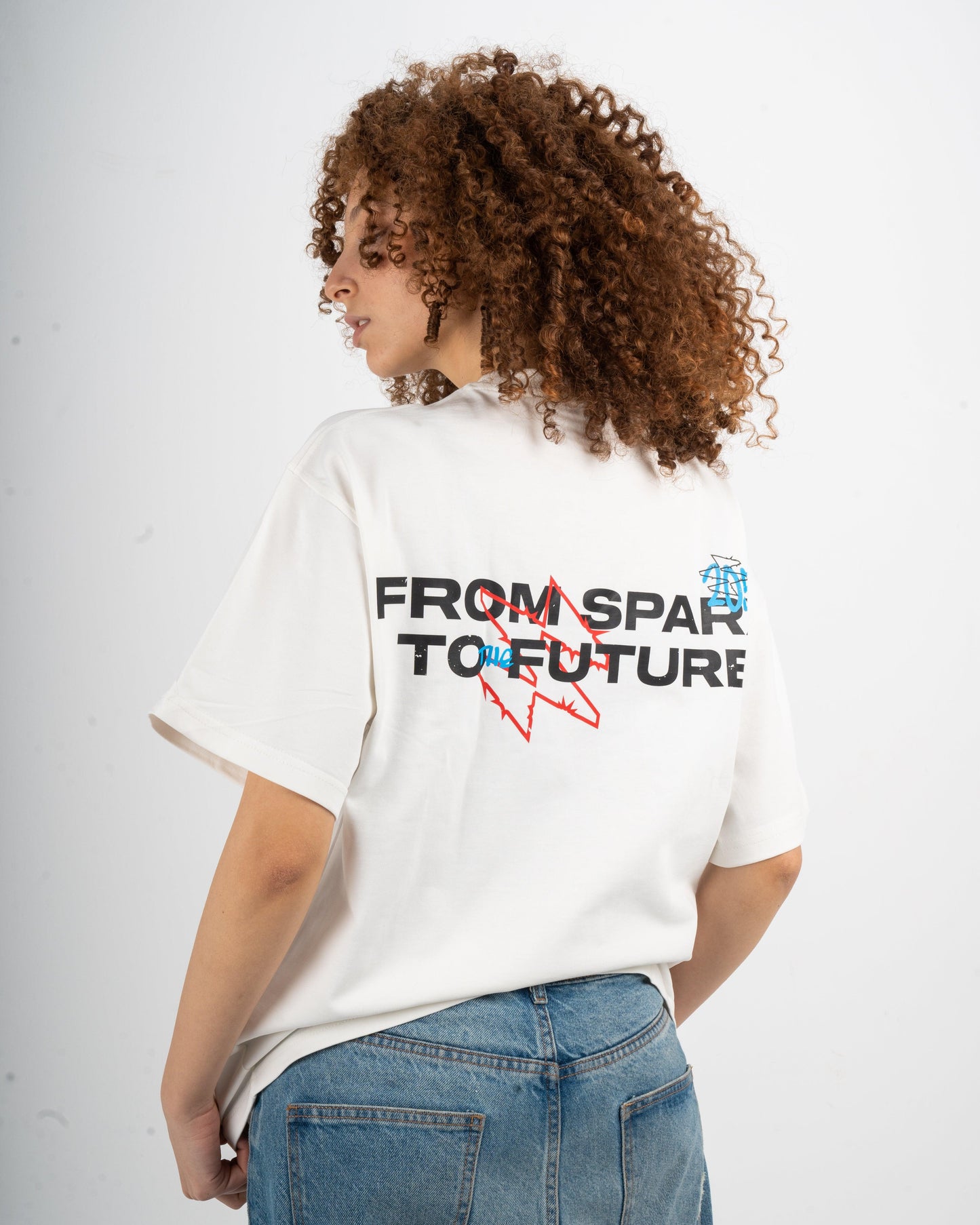 SPARX WHITE TEE PRINTED - Sparx