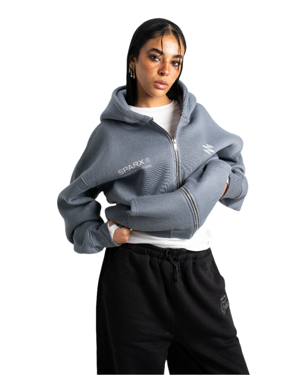 SPARX UNISEX ZIPUP GRAY JACKET