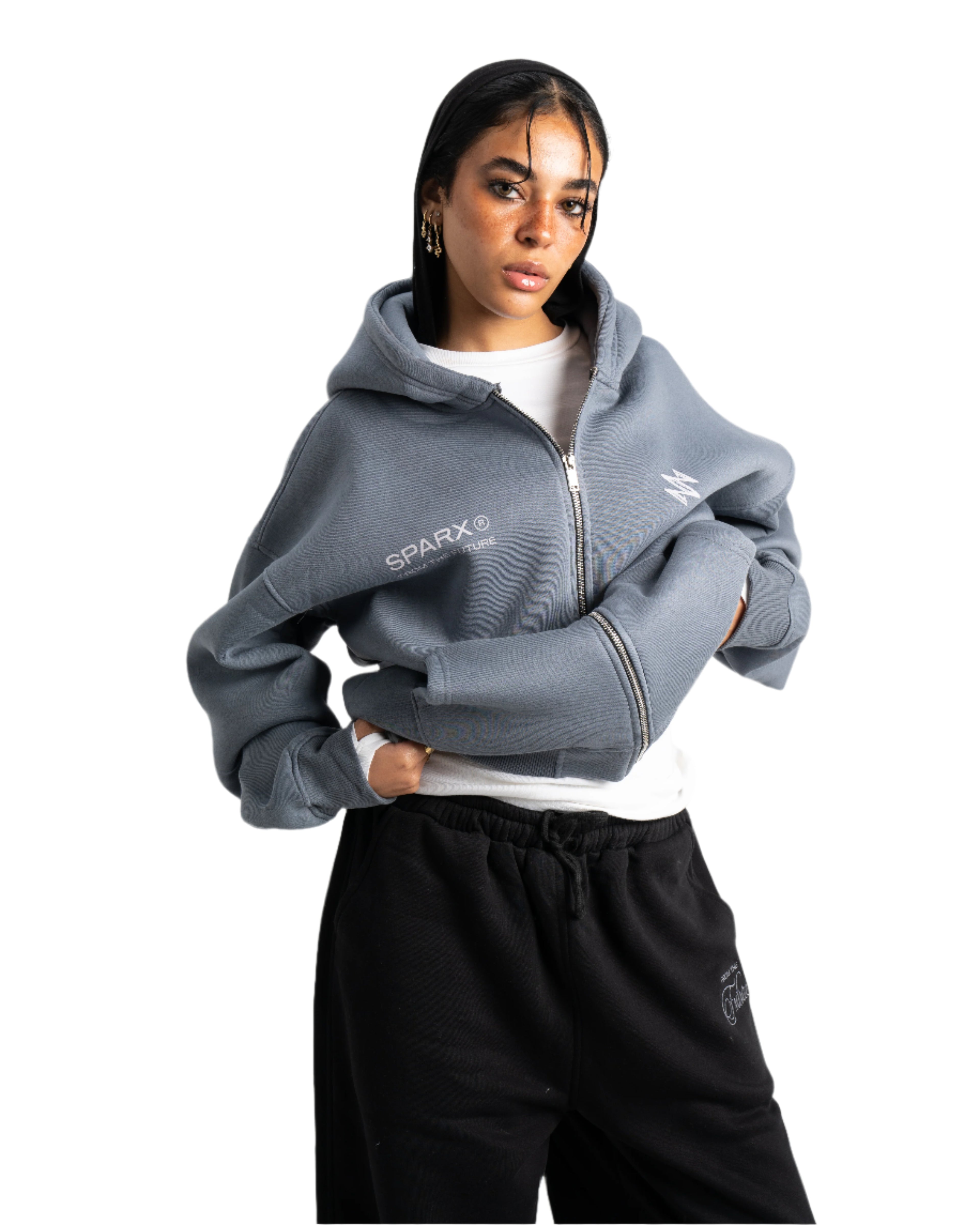 SPARX UNISEX ZIPUP GRAY JACKET