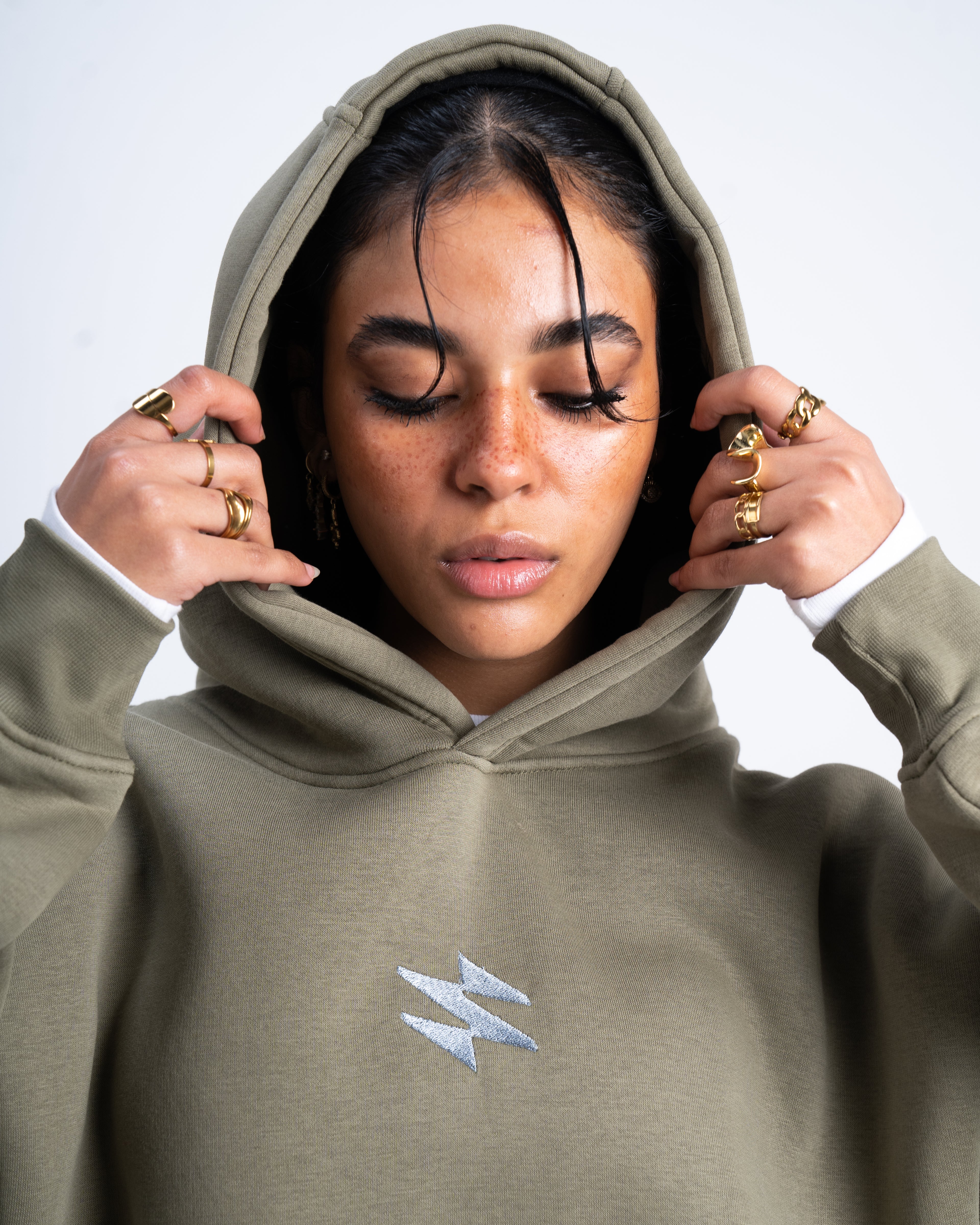Unisex Olive Hoodie - Sparx