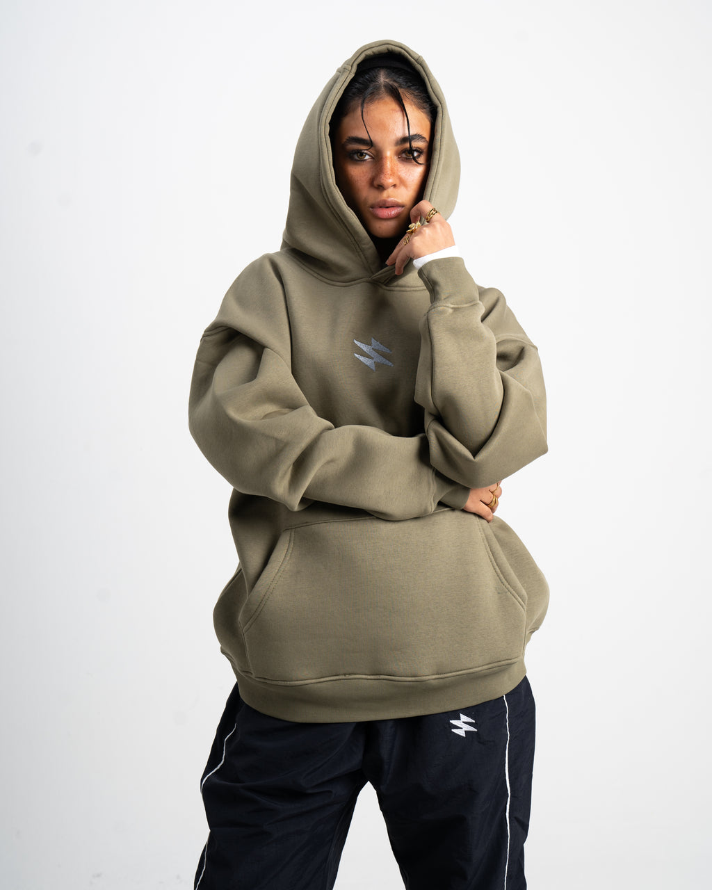 Unisex Olive Hoodie - Sparx