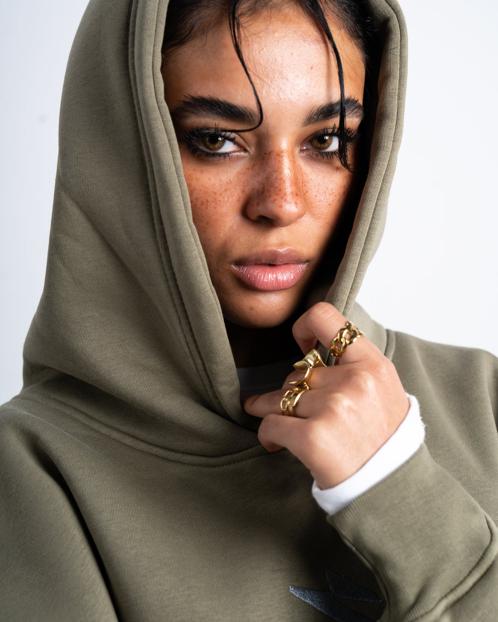Unisex Olive Hoodie - Sparx