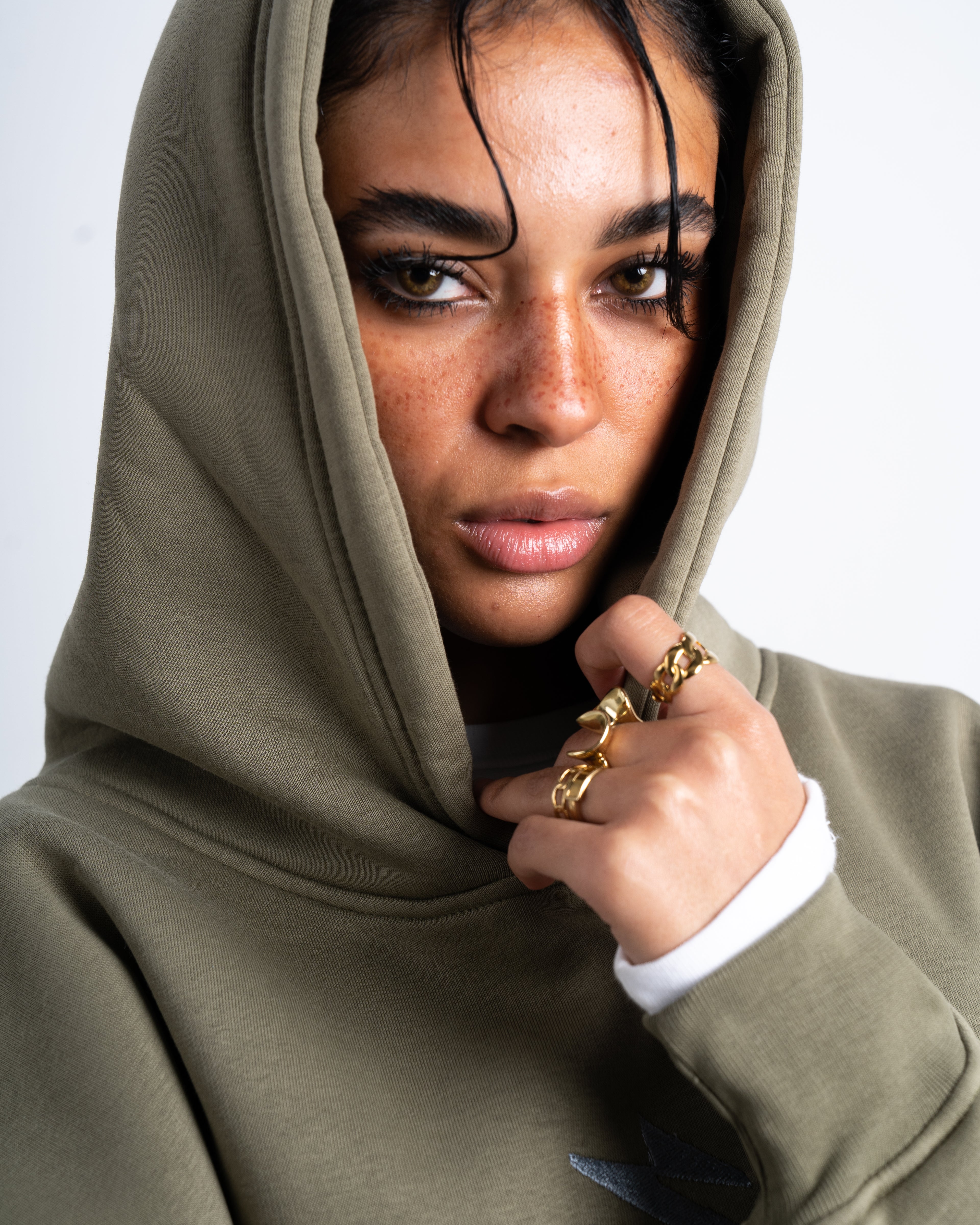 Unisex Olive Hoodie - Sparx