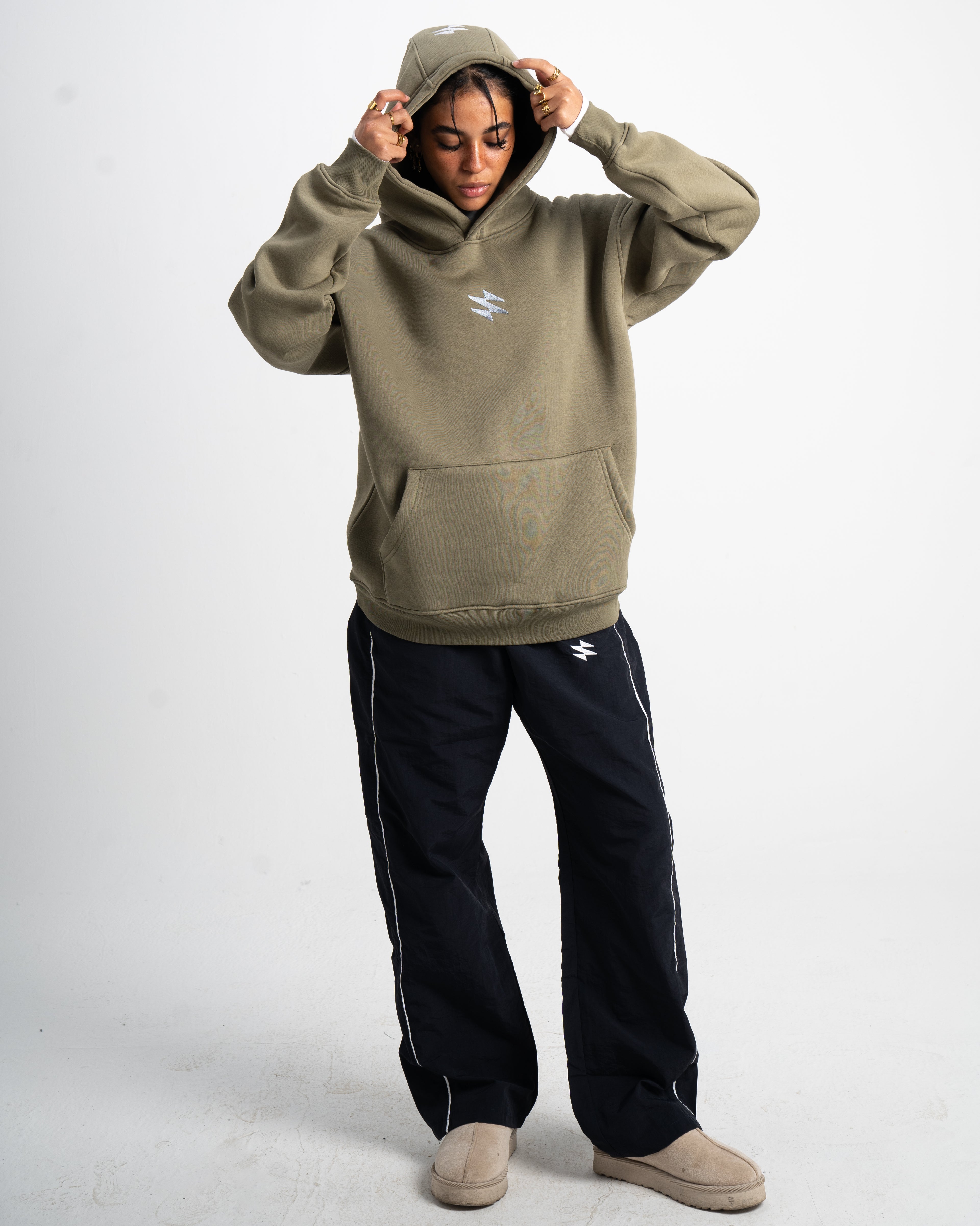 Unisex Olive Hoodie - Sparx