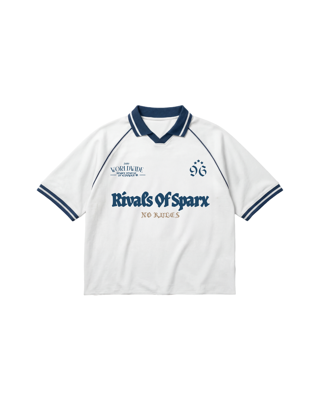 SPARX CREAMY WHITE JERESY POLO