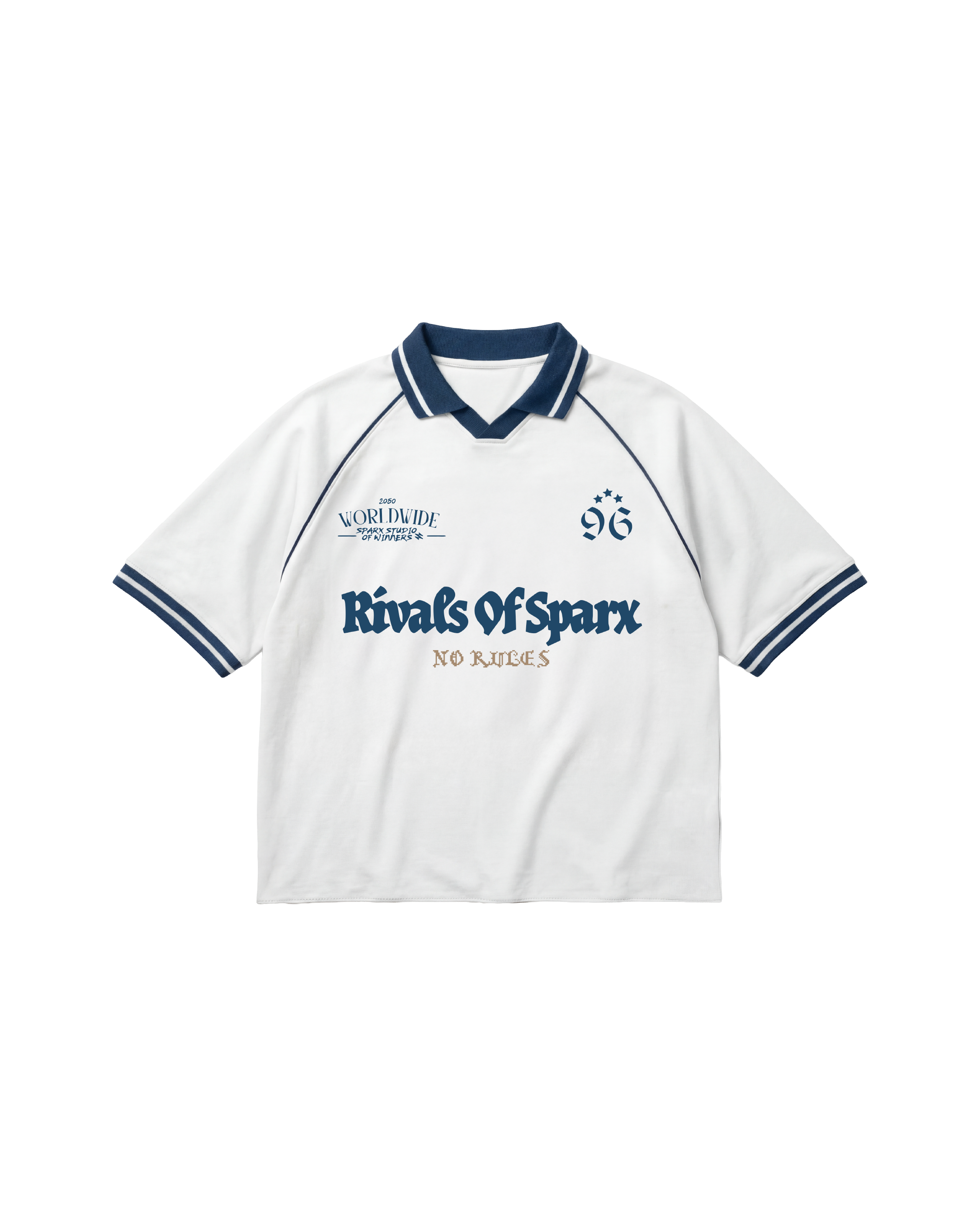 SPARX CREAMY WHITE JERESY POLO