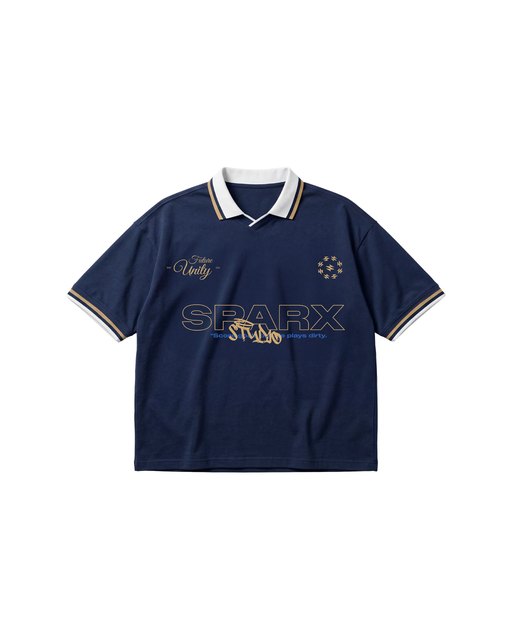 SPARX NAVYBLUE JERSEY POLO