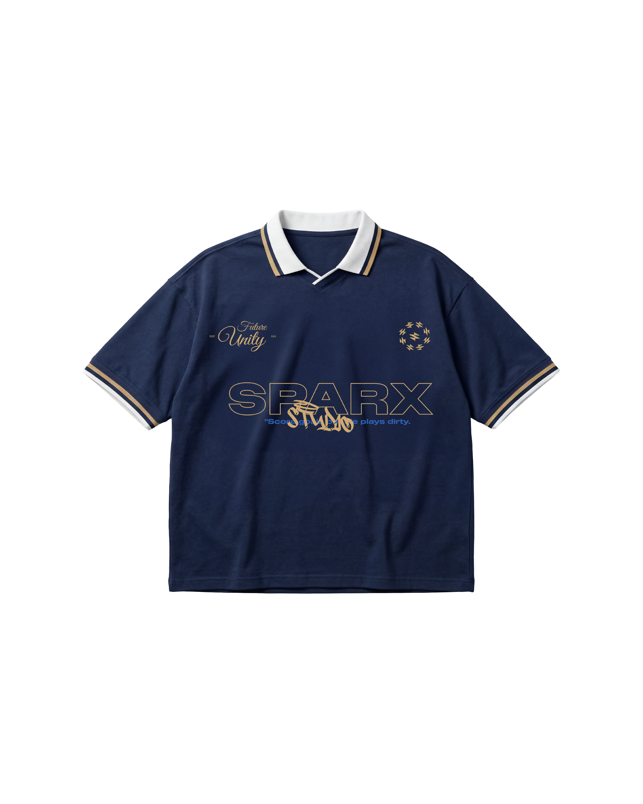 SPARX NAVYBLUE JERSEY POLO