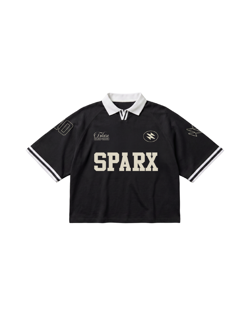 SPARX VENOM BLACK JERESY POLO