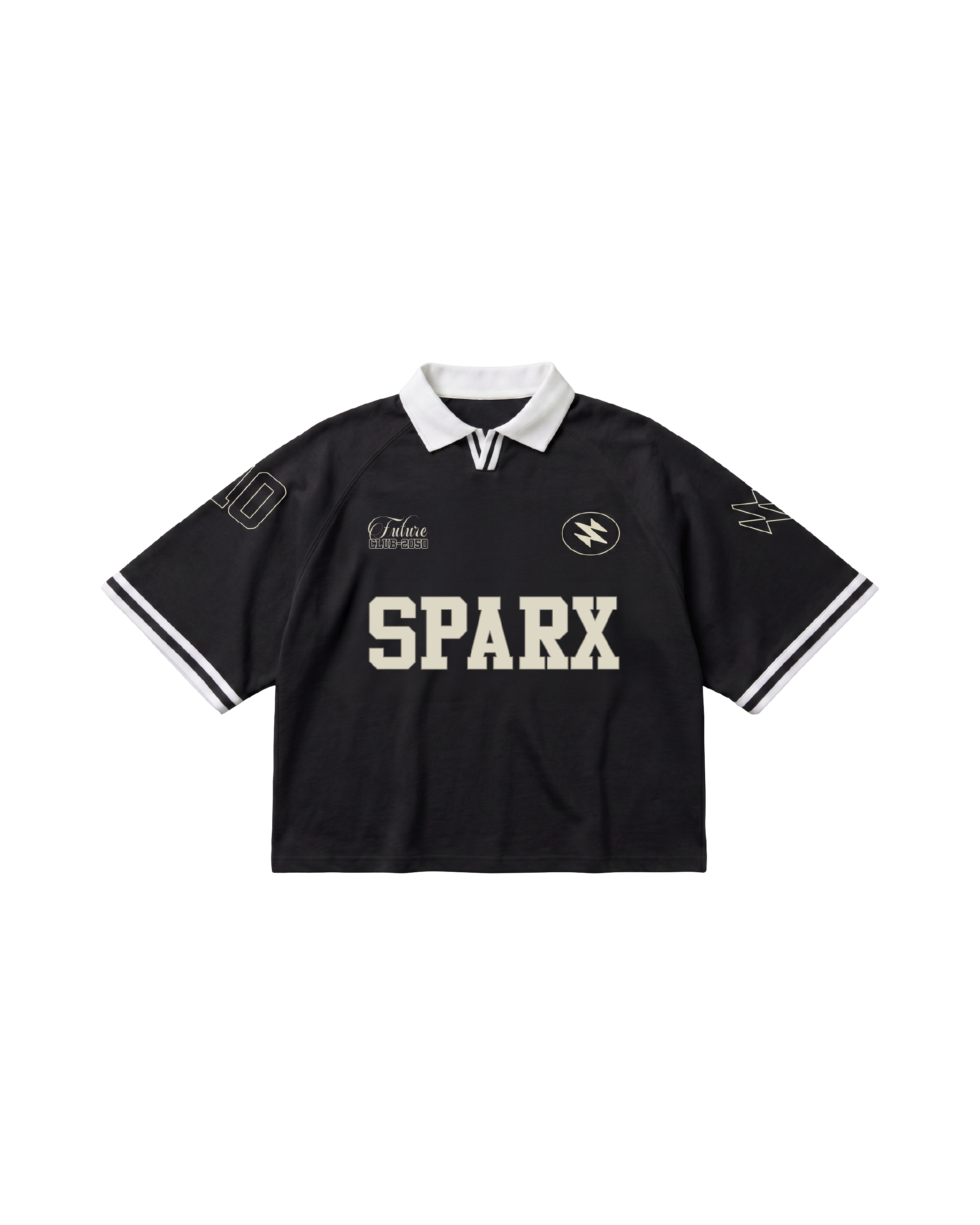 SPARX VENOM BLACK JERESY POLO