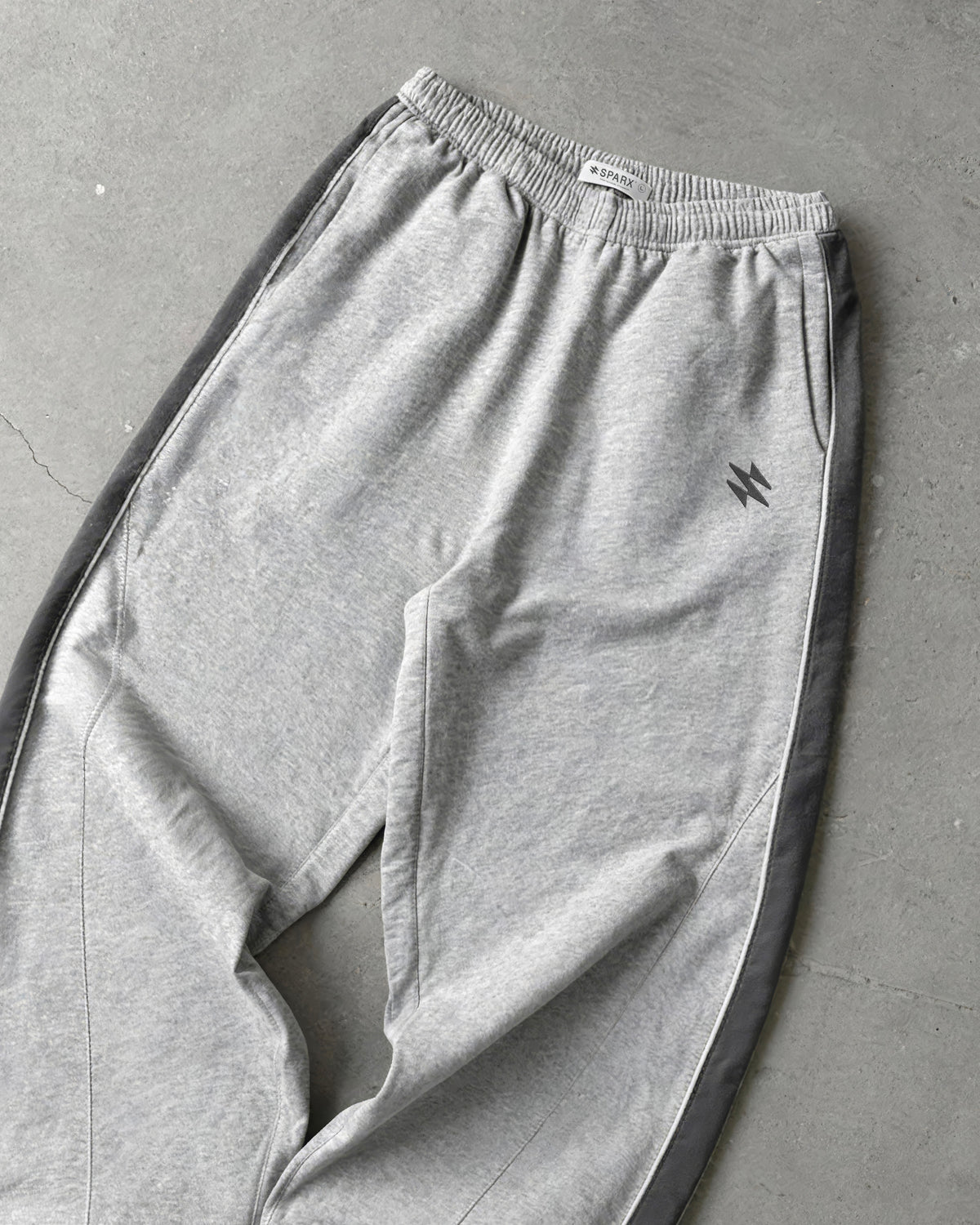 S-PANAL GREY BAGGY SWEATPANTS