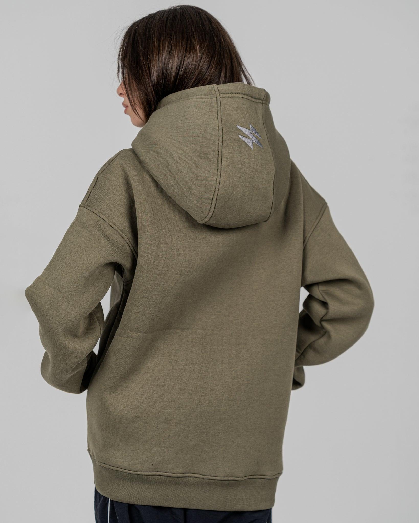 Unisex Olive Hoodie - Sparx
