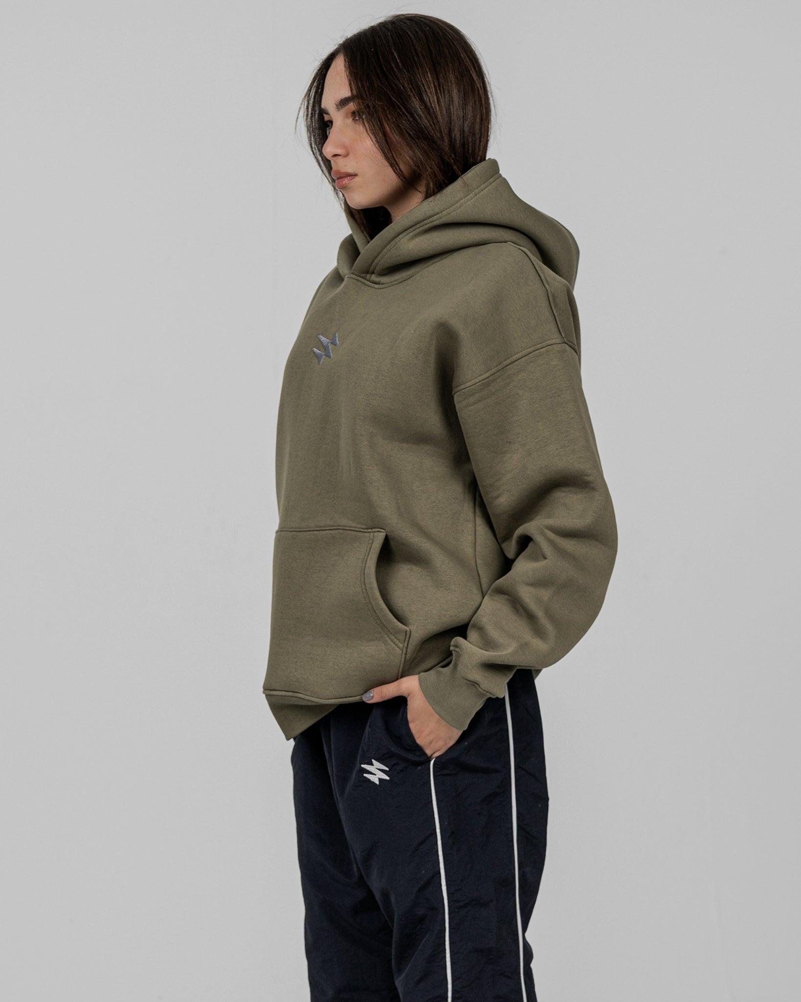 Unisex Olive Hoodie - Sparx