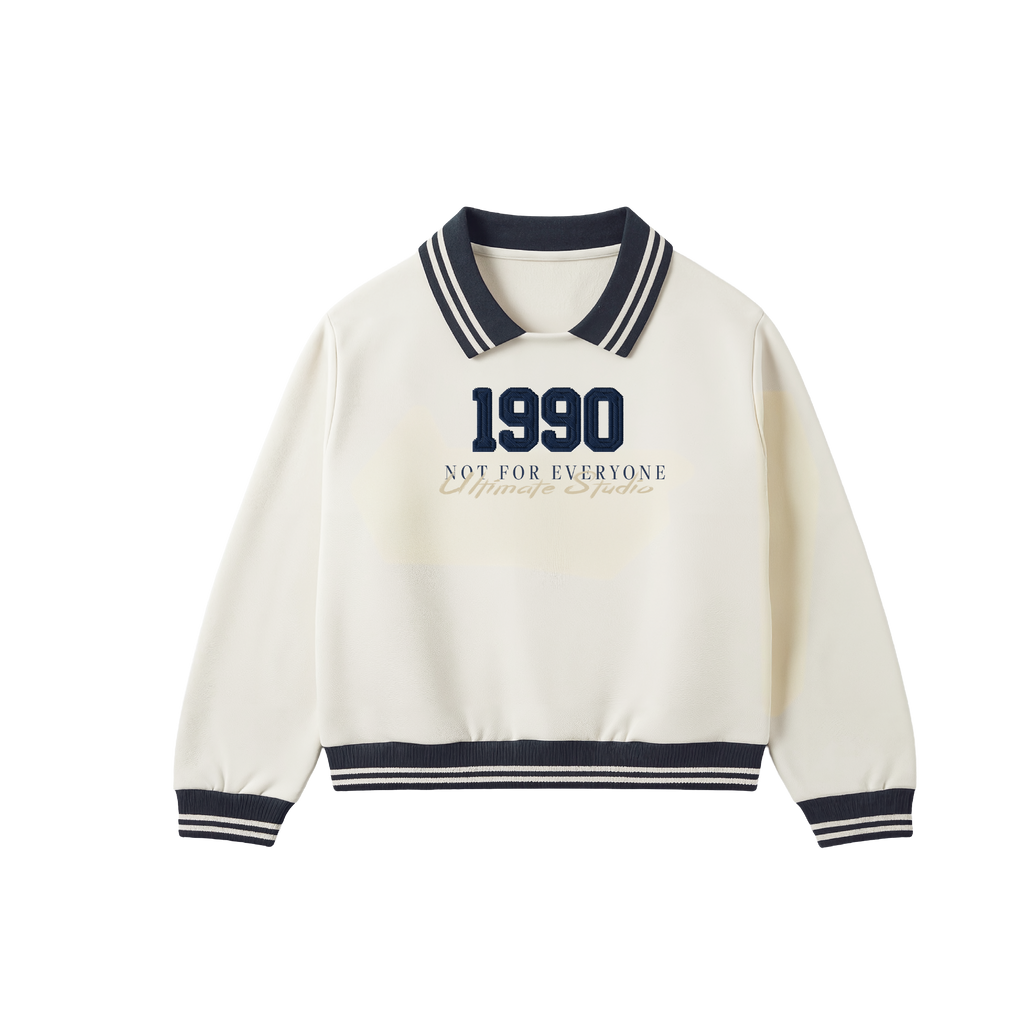 SPARX OFF WHITE JERESY POLO NECK