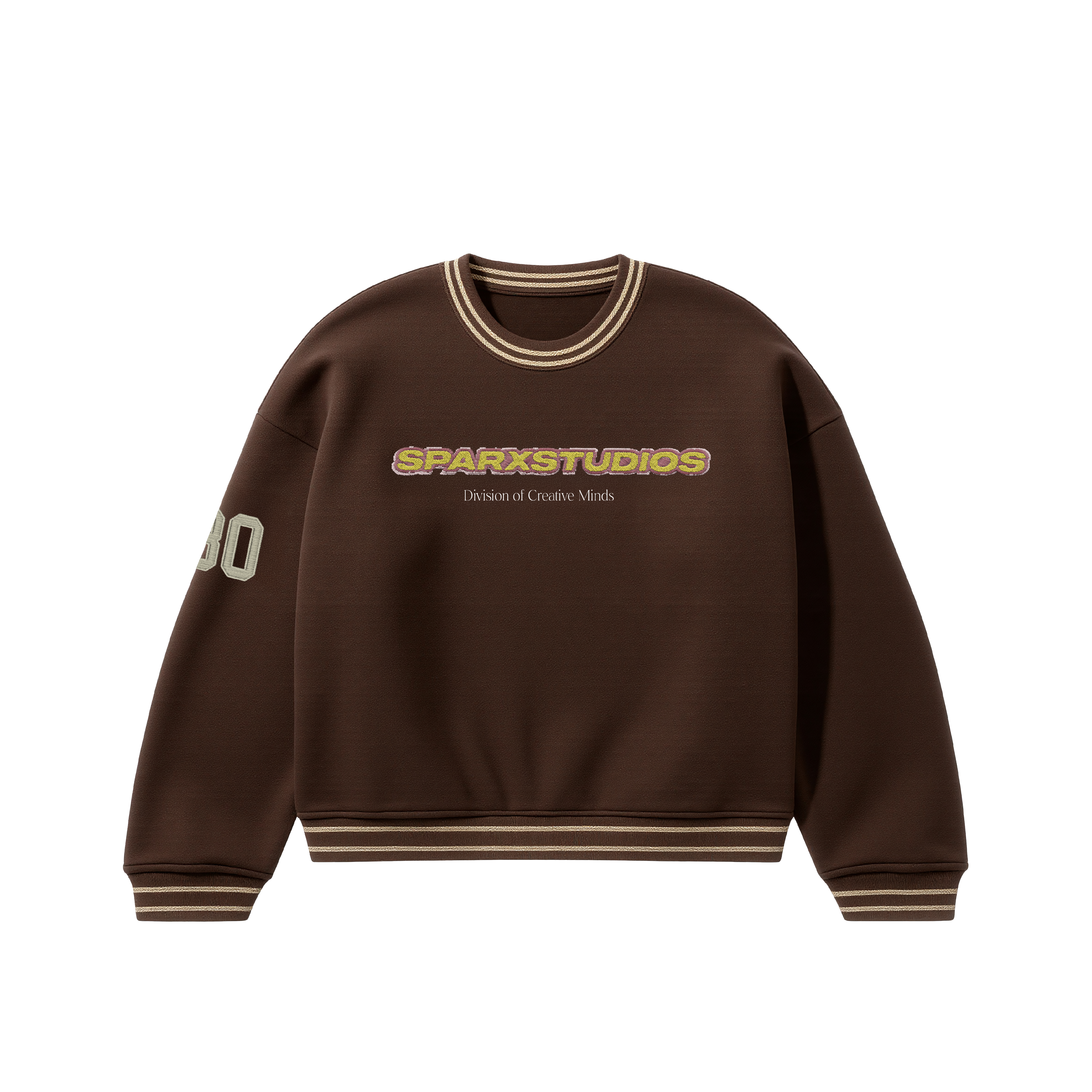 SPARX BROWN CREWNECK JERESY